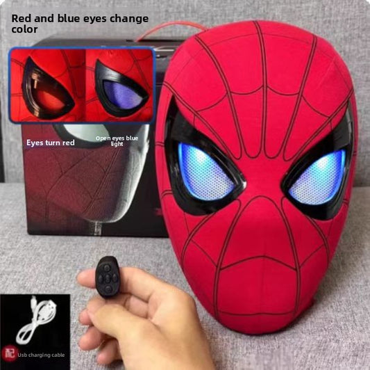 Spider Man Movable Eye LED Helmet with Remote Control