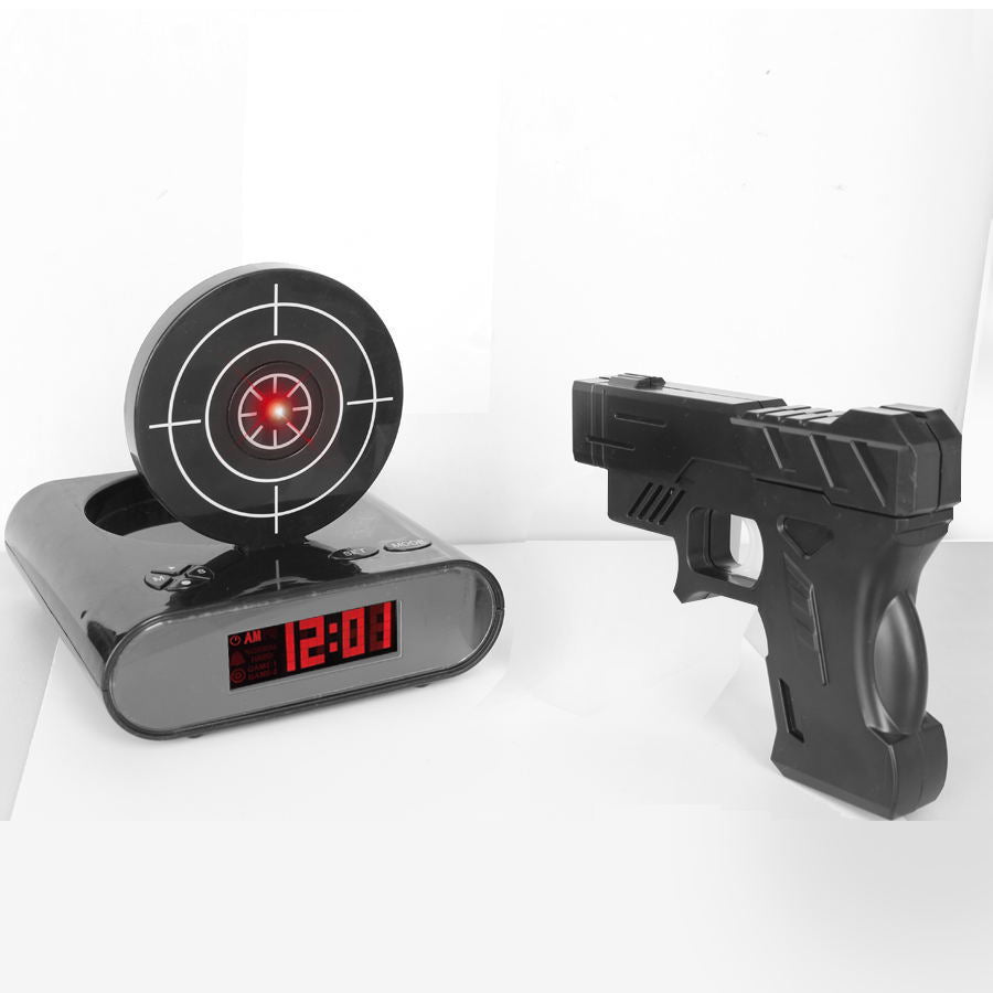 Creative Infrared Target Alarm Clock with LED Display