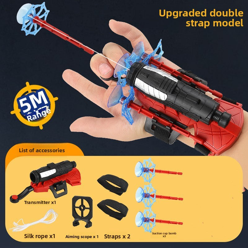 Spider Man Wrist Launcher Toy with Soft Bullets
