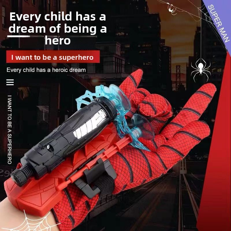 Spider Man Wrist Launcher Toy with Soft Bullets