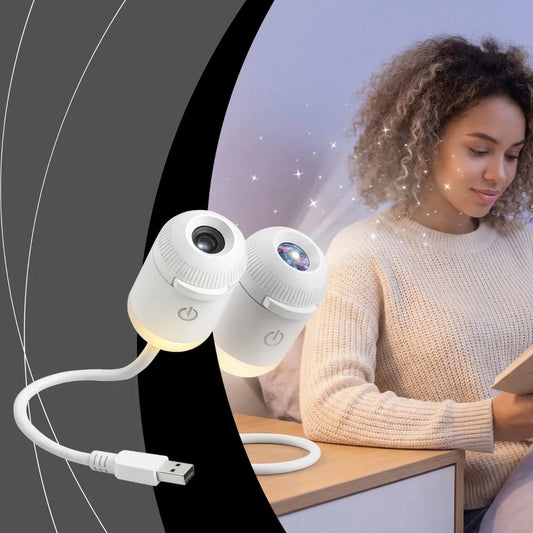 Dual Mode Star Projection Night Light with Voice Control
