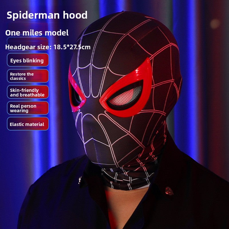 Spider Man Movable Eye LED Helmet with Remote Control