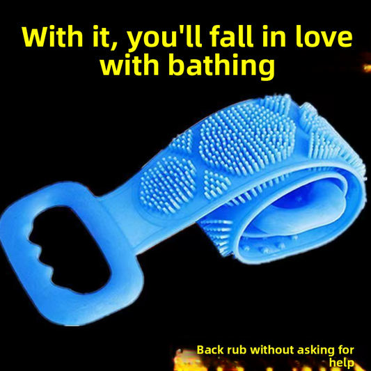 Silicone Double-Sided Bath Scrubber