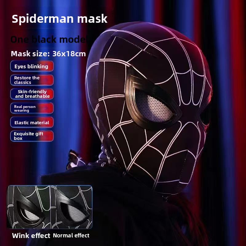 Spider Man Movable Eye LED Helmet with Remote Control