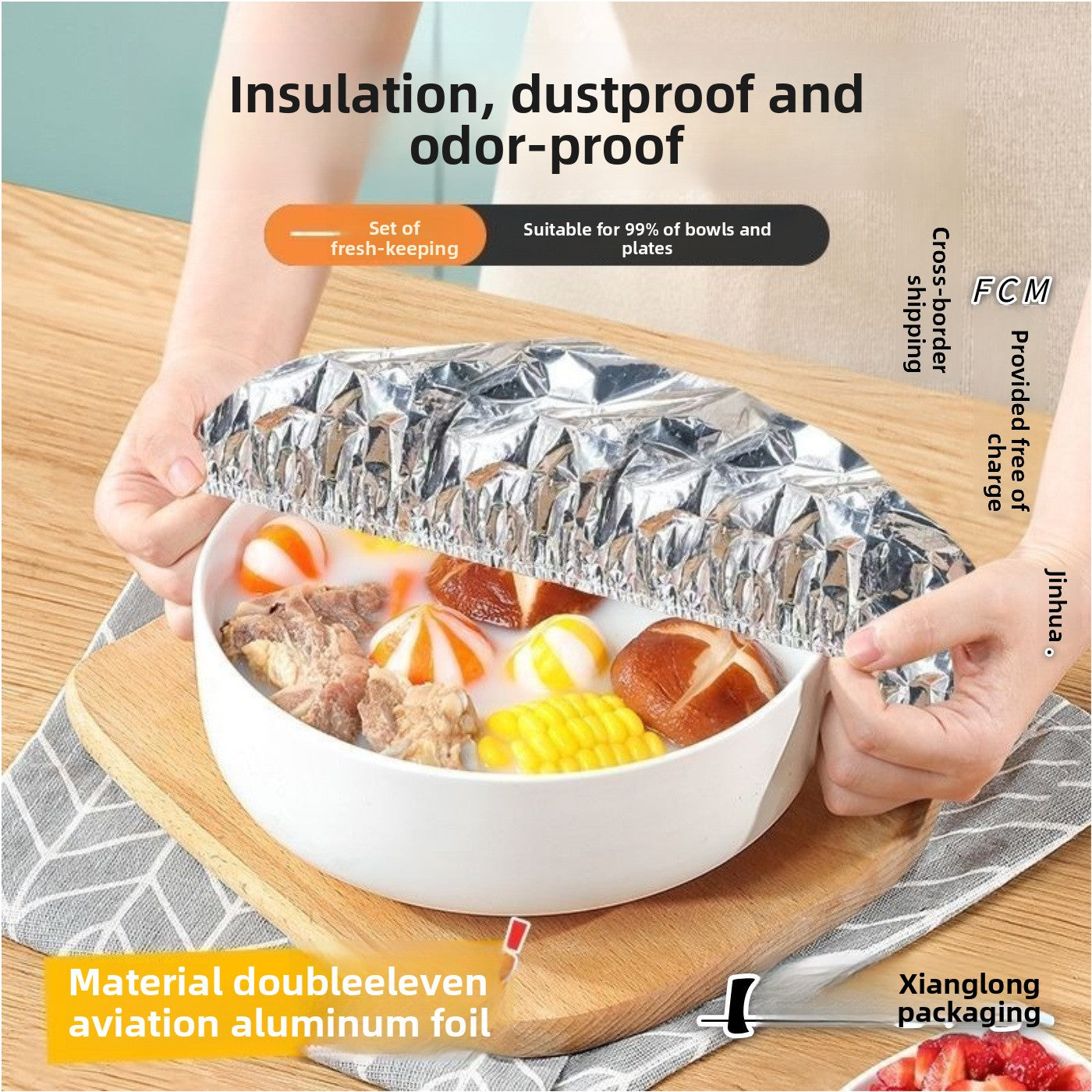Aluminum Foil Insulation Food Cover