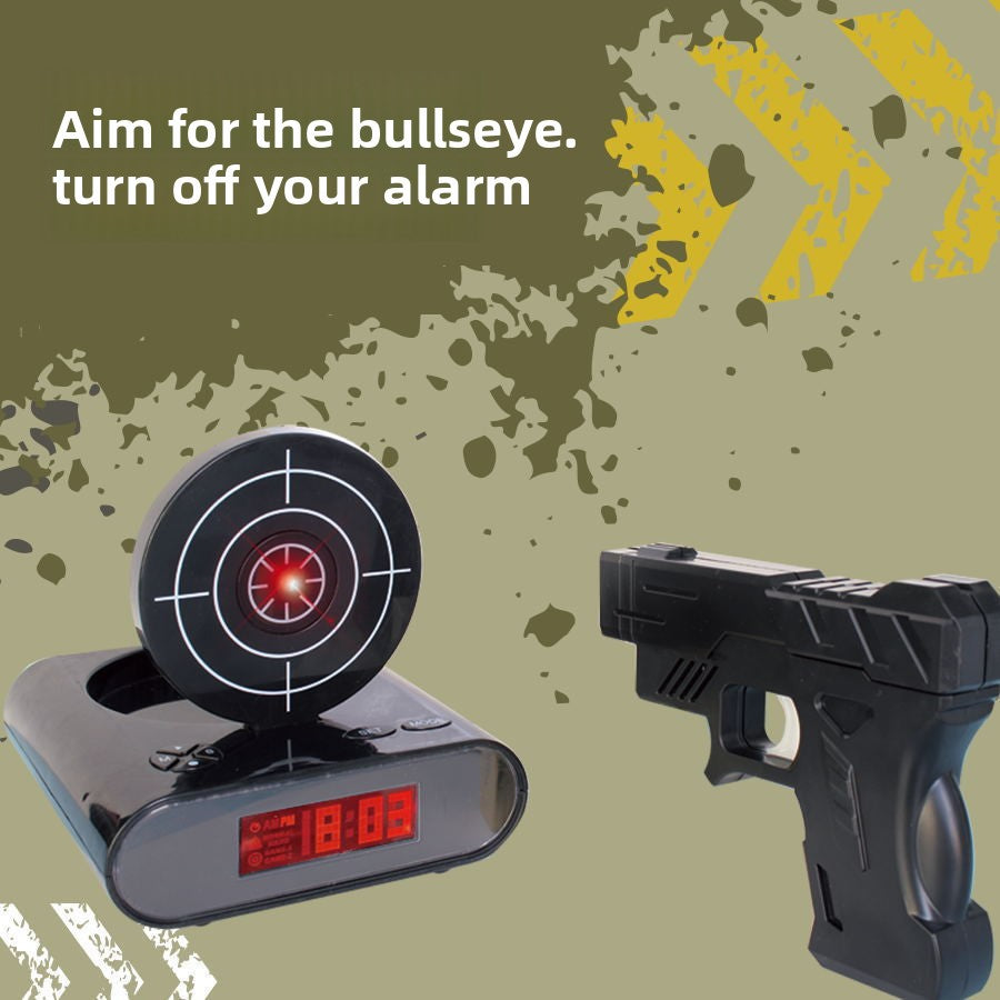 Creative Infrared Target Alarm Clock with LED Display