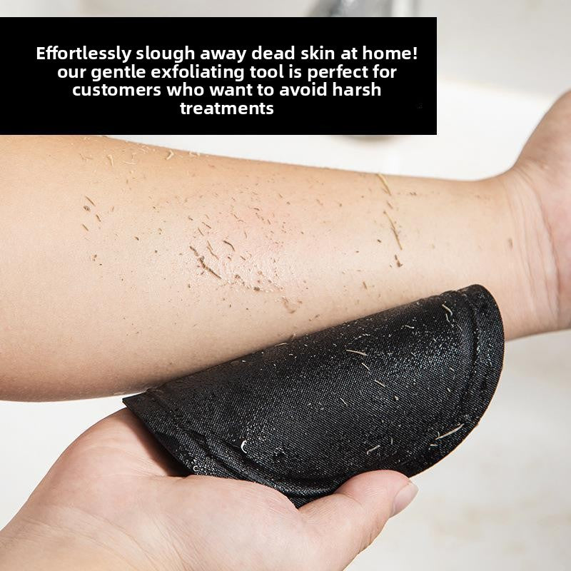 Black Exfoliating Bath Sponge (Round Shape) for Home Use