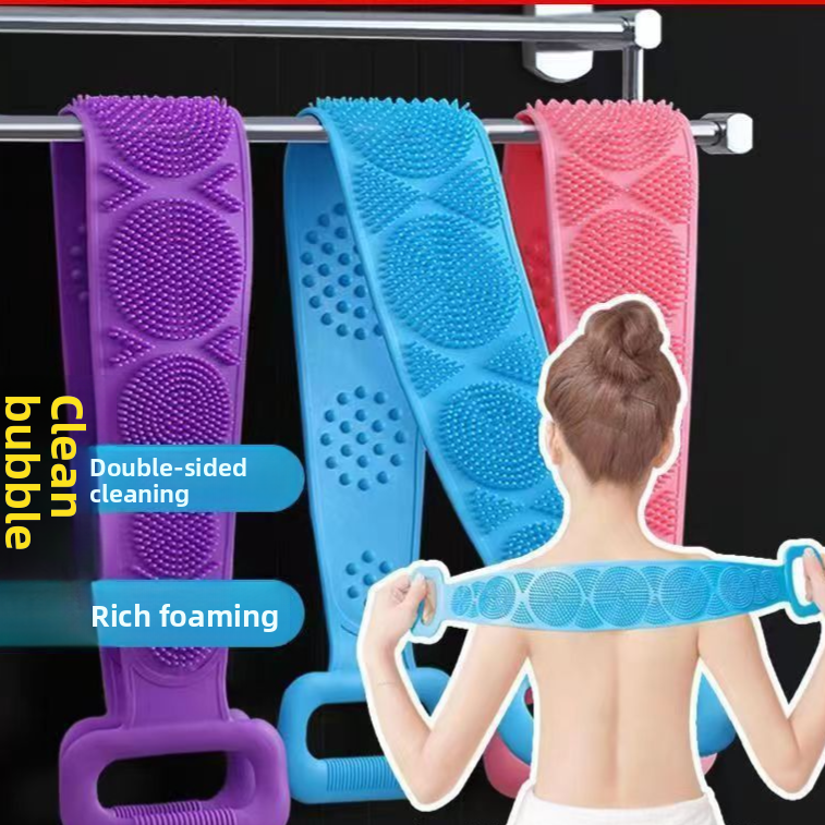 Silicone Double-Sided Bath Scrubber